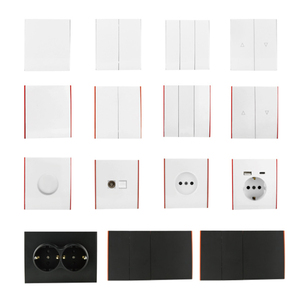 Interruptor de Pared con Botón Grande sin Marco, de 1 Vía, Estándar Europeo, Nuevo Diseño - Product Image 5