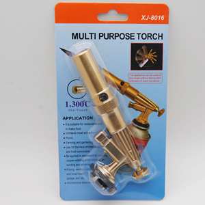 Hot-bán xách tay công suất cao Hàn ngọn đuốc màu xanh ngọn lửa bơm lại Windproof tay kim loại butan ngọn đuốc nhẹ hơn bút ngọn đuốc butan - Product Image 2