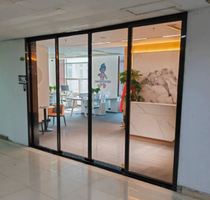 Puerta y ventana corredizas de aluminio antitifónicas con doble acristalamiento aislante, impermeables y resistentes al viento, fábrica de Foshan - Product Image 3
