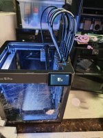 Imprimante 3D FDM Flashforge Creator 5 Pro, 4 têtes d'impression, 300 mm/s, multi-matériaux, 256*256*256 mm, machine de prototypage industrielle