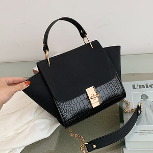 Borsa a Tracolla Vintage 2026 con Motivo Coccodrillo, Elegante Borsa da Donna in Pelle PU con Manico Superiore e Chiusura Dorata - Product Image 1