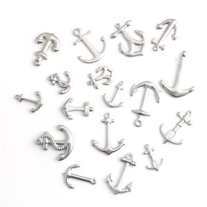 Breloques nautiques en acier inoxydable-pendentifs de roue de bateau de gouvernail d'<span class=keywords><strong>ancre</strong></span>-résultats de bijoux de thème <span class=keywords><strong>marin</strong></span> - Product Image 4