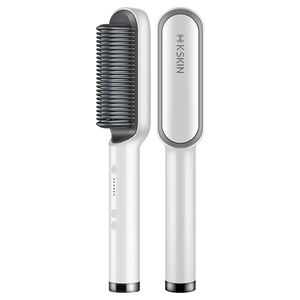 Brosse lissante électrique à chauffage rapide, coiffage en 3 minutes, brevet mondial, protection contre la surchauffe, anti-brûlure, usage domestique et professionnel - Product Image 1