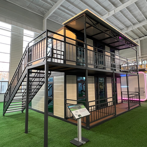 Casas Prefabricadas de Lujo en China, Resistentes <span class=keywords><strong>a</strong></span> Huracanes, Listas para Enviar, de 2 Pisos, 3 Dormitorios, Portátiles, Plegables, Tipo Contenedor, en Venta - Product Image 2
