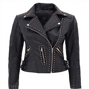 New Fashion <b>Leather</b> Autumn Stand Women Oversized Solid Crop <b>Jacket</b> Vintage <b>Long</b> Sleeve Short Casual Slim <b>Leather</b> <b>Jackets</b> - Product Image 1