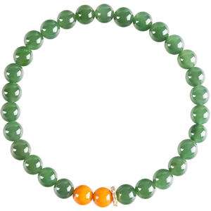 Bracelet en jade Hetian naturel, style chinois, bracelet pour femme, cadeau haut de gamme, style ancien, C432 - Product Image 6