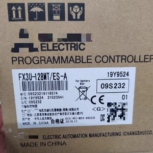 FX3U-128MT/ES-A ตัวควบคุมแบบตั้งโปรแกรมได้ 64 จุด 32IN/32OUT เอาต์พุตทรานซิสเตอร์ 220V AC สำหรับ CNC/เครื่องบรรจุภัณฑ์ - Product Image 3