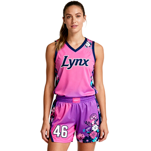 Uniformes Deportivos Personalizados <span class=keywords><strong>de</strong></span> Baloncesto <span class=keywords><strong>para</strong></span> Mujer, Manga Corta, Cálidos <span class=keywords><strong>para</strong></span> Juegos en Clima Frío - Product Image 2