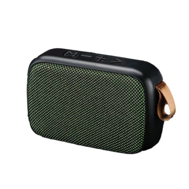 Customized Logo New Fabric Portable Mini Subwoofer with Wireless BT Speaker Creative Audio Outdoor Gift