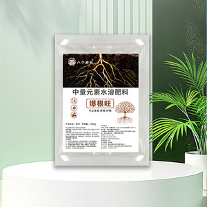 Fertilizante soluble en agua Bao Gen Wang, 1000g, promotor del crecimiento de raíces con elementos medios para plantas verdes, flores, frutas y verduras - Product Image 1