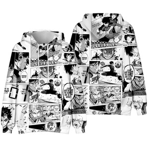 Fitspi violet 3d sweats à capuche hommes femmes unisexe hauts enfants chauds bande dessinée à capuche garçons filles <span class=keywords><strong>Anime</strong></span> enfants pulls - Product Image 3