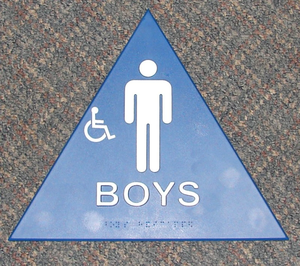 Señalización de Baño Táctil para Discapacitados, Cumple con ADA, Título 24, Estándar de California, Acrílico de 1/<span class=keywords><strong>4</strong></span> de Pulgada, Venta al Por Mayor - Product Image 4
