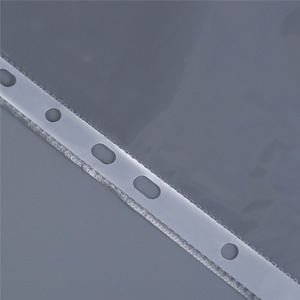 Bán buôn A3/A4 không thấm nước PP tập tin đấm túi với 11 lỗ trang tấm bảo vệ cho nộp hồ sơ sản phẩm - Product Image 2