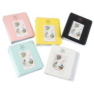 อัลบั้มรูปขนาดมินิ64ช่องสำหรับ Fujifilm Instax <span class=keywords><strong>Mini</strong></span> 7S/8/9 / 11 / 25 / 90 / Link / SP-2 / <span class=keywords><strong>Liplay</strong></span> / Film - Product Image 2