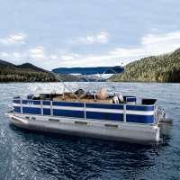 Bateau ponton 27 pieds pour tourisme, directement de l'usine - Essence, aluminium, fibre de verre, 5-10m, certifié CE, couleur personnalisée, OEM bienvenu