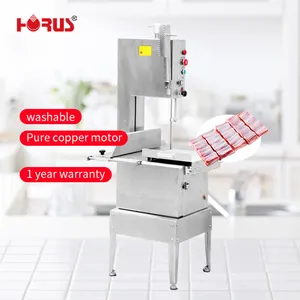 HR-300 1800W Hot Selling Bone Saw Machine Electric Commercial Stainless Steel Meat And Bone Cut Saw Machine
