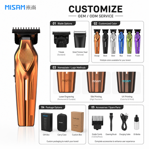 <span class=keywords><strong>Tondeuse</strong></span> à cheveux professionnelle électrique rechargeable MC-5635, facile à nettoyer, durable, intelligente, haute efficacité, performance constante - Product Image 4