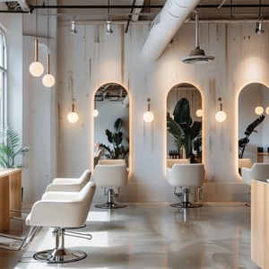 Hot Selling Modern Adjustable Salon Shop Special Mirror with LED <b>Lights</b> Hairdressing <b>Wall</b> Mirror Bedroom Salon Equipment - Product Image 2