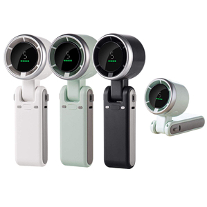 Foldable Handheld USB Charging Electric Travel Cooling Turbo Neck Hanging <strong>Fans</strong> <strong>Mini</strong> Wearable Portable Neck <strong>Fan</strong> Rechargeable - Product Image 2