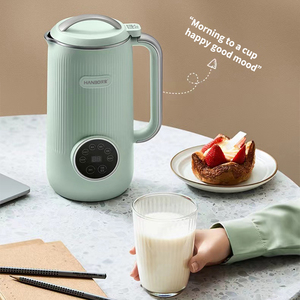 HANBO-Mini <span class=keywords><strong>cuiseur</strong></span> à <span class=keywords><strong>soupe</strong></span> automatique <span class=keywords><strong>pour</strong></span> lait de soja, 600ml, mélangeur chauffant, machine à lait de noix à base de plantes - Product Image 1