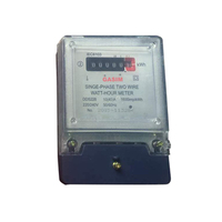 Bloqueur de compteur électrique, boîte de compteur KWH, compteur d'énergie électrique triphasé 40a 10a AC DC