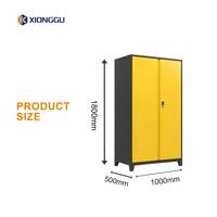 Armoire de rangement jaune en acier pour place de stationnement avec serrure numérique, pour garage, appartement, emplacement de voiture, organisateur d'outils - Fournisseur