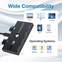 Hub USB C de 6 Puertos, Divisor Tipo-C y USB 3.2 a USB C para PC, Laptop, MacBook Pro/Air, iMac, Surface Pro, Chromebook