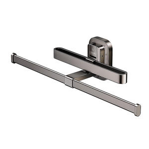 Teneo Perchero de pared con ventosa, sin perforaciones, organizador de almacenamiento multicapa para dormitorio y balcón con base móvil - Product Image 4