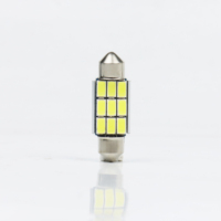 Ampoules LED Festoon Canbus LANSEKO 6418 6411 DE3425 C5W DE3423 36MM avec puces 5730 2W 250LM Blanc pour éclairage de plaque d'immatriculation et de plafonnier