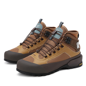 Bottes montantes en cuir pour homme, confortables, imperméables, pour l'extérieur, en cuir croûte, pour la randonnée en montagne, collection automne-hiver - Product Image 1