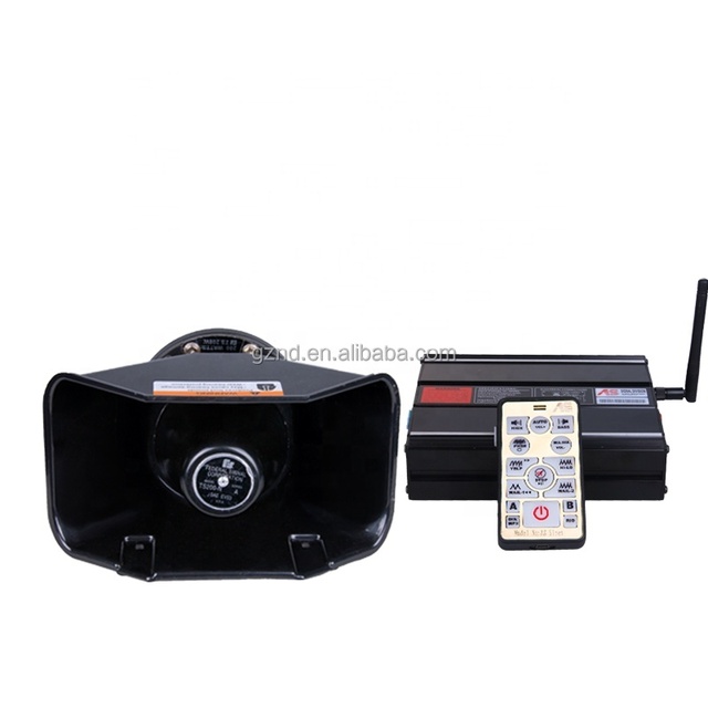 Wireless Remote Control 200W AS7200 Emergency Vehicle Siren Horn Speakers