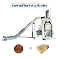Máquina Empacadora Vertical de Fibra de Coco de Alta Capacidad para Heno, Forraje, Paja de Avena y Fibra de Cáscara de Coco