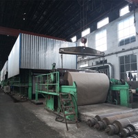 Máquina de fabricación de papel corrugado, equipo automatizado de fabricación de papel para embalaje de cartón, 30-35t/D, al por mayor