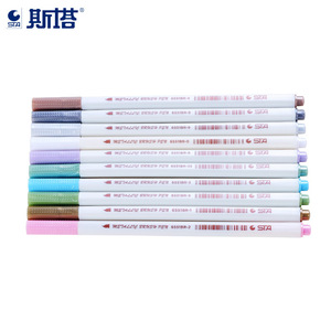 10 pz/set in metallo Micron pennarello di colore della marcatura dettagliata in metallo <span class=keywords><strong>per</strong></span> Album carta <span class=keywords><strong>nera</strong></span> disegno ufficio forniture <span class=keywords><strong>per</strong></span> la scuola di arte - Product Image 6