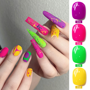 ชุดทำเล็บเจลยูวีสำหรับฤดูร้อน ไม่มีกลิ่น 35 สีสันสดใสแบบลูกกวาด  ทำจากเรซิ่น ปลอดสารพิษ ติดทนนาน ชุดทำเล็บเจล DIY - Product Image 6