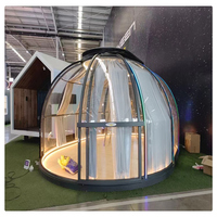Cadre en aluminium auvent de chambre étoile claire tente de camping géodésique maison dôme tente transparente