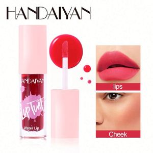 Brillo labial <span class=keywords><strong>Handaiyan</strong></span>, nuevo, 6 colores, labial líquido vegano, antiadherente, altamente pigmentado. - Product Image 3