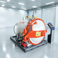 Autoclave Compuesto con Certificación CE para Curado de Fibra de Carbono con Sistema de Control PLC