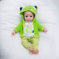 16 Zoll große, vollständig aus Silikon gefertigte Baby-Puppe für Hebammen- und Pflegeausbildung, gewichtete, lebensechte Neugeborenen-Puppe mit realistischem Gefühl und beruhigender Wirkung.