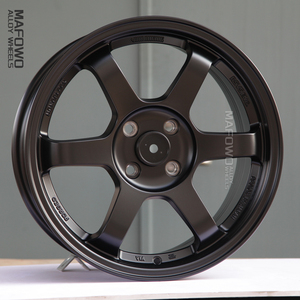 ล้อรถยนต์ขนาด 16 นิ้ว 4x100 ET40 ใช้ได้กับ Swift Mustang Golf Fit Beidou Star Mini <span class=keywords><strong>Civic</strong></span> Seagull <span class=keywords><strong>TE37</strong></span> - Product Image 1