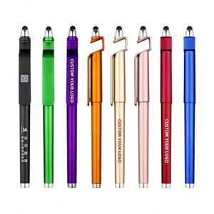 Bolígrafo de Gel Personalizado de Alta Calidad con Logotipo Promocional, Bolígrafo de Plástico Multicolor con Punta Táctil, Tinta Negra de 0.5mm, Venta al Por Mayor - Product Image 4
