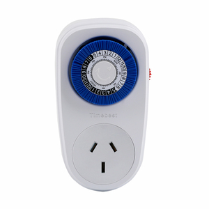 Timer Meccanico Analogico <span class=keywords><strong>Plug</strong></span>-<span class=keywords><strong>in</strong></span> 24 Ore per Impieghi Gravosi, Non Schermato, con Spina Elettrica 10A - Product Image 2