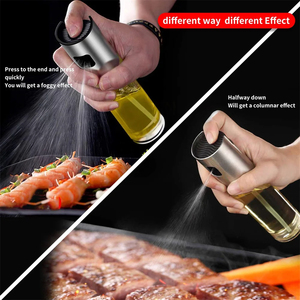 Bouteille pulvérisateur d'huile en verre emballée pour la cuisson, pulvérisateur d'huile d'olive pour barbecue, cuisson, rôtissage, grillades, ustensiles de cuisine - Product Image 4