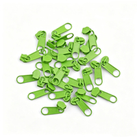 Tirette de fermeture éclair en alliage de zinc haute précision sans verrouillage, logo et couleur personnalisés 3 # 4 # 5 # 7 # 8 # 10 #   Accessoires vestimentaires en gros