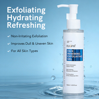Ventes chaudes - Gel de soin de la peau du visage rafraîchissant 120 ml - Nettoyage en profondeur - Élimination des peaux mortes - Gel exfoliant purifiant à la kératine