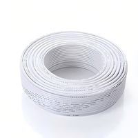 Câble souple YUWAN RVV-2*0.75 en cuivre blanc, isolation PVC 300V, taille de fil unique personnalisable, pour usage industriel, bâtiment et domestique