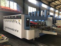 Máquina de Impresión Flexográfica Automática, Impresora Flexográfica con Troqueladora y Ranuradora, Máquina de Impresión y Troquelado de Cajas Corrugadas de 5 Colores