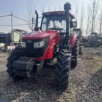 Tractor Agrícola Usado Shuangjia YTO LX1604 160HP 4WD con Motor y Caja de Cambios de Origen Shandong para Inspección por Video