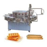 Gaufrier industriel/ligne de production de cônes gaufrés/machine de fabrication de biscuits gaufrés