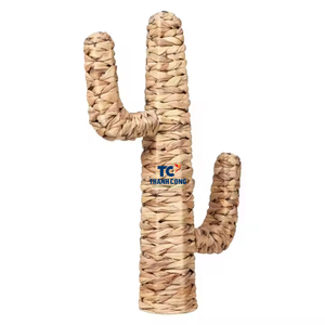 Produit chaud naturel écologique grande jacinthe d'eau Cactus ornement sculpture en rotin pour la décoration de la maison fabriqué au Vietnam - Product Image 2